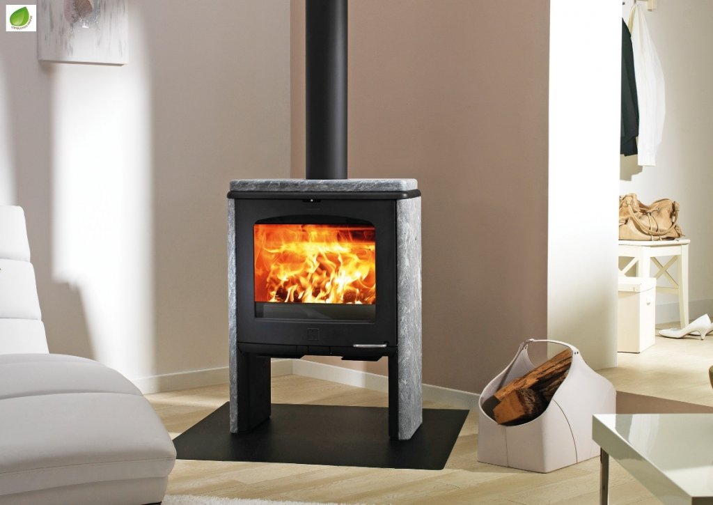 Poêles bois design SCAN, compatible BBC, haut rendement,