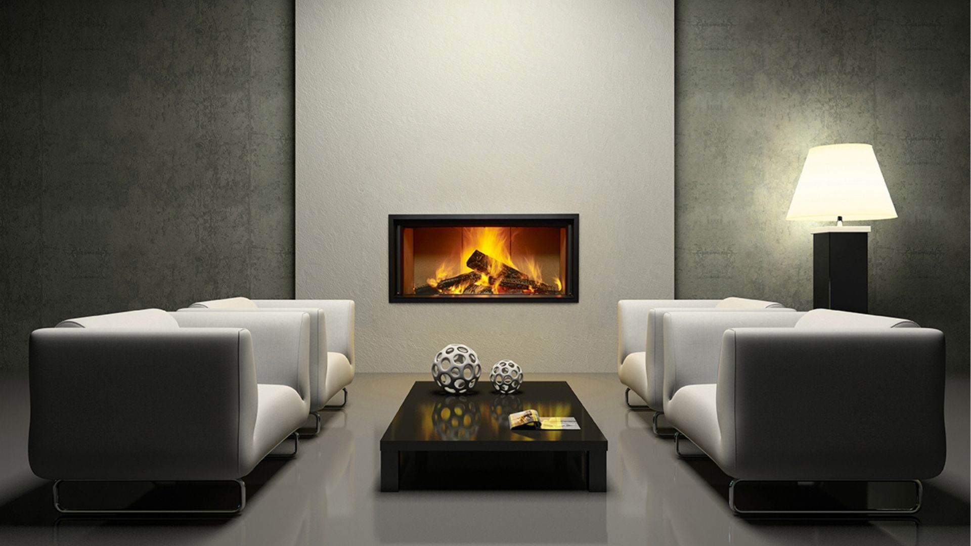 Insert à bois M Design Argento 1150 H